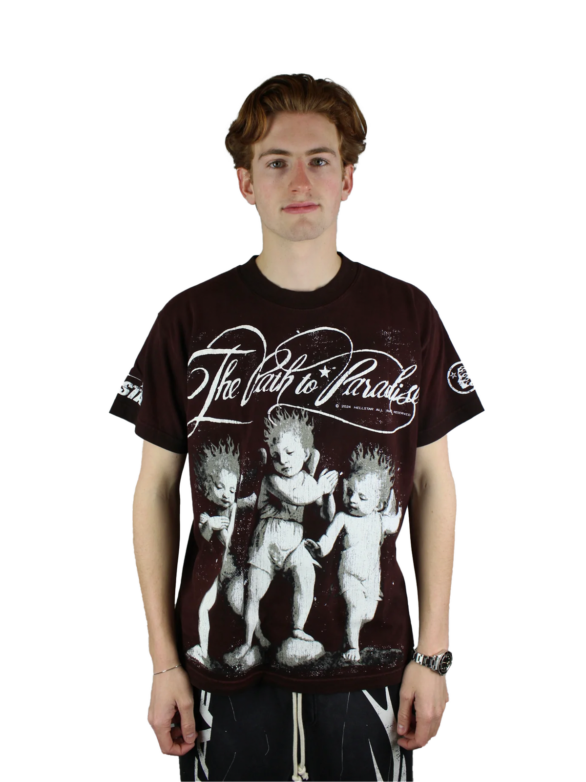 Hellstar 'Kids Path To Paradise' T-shirt 'Brown'