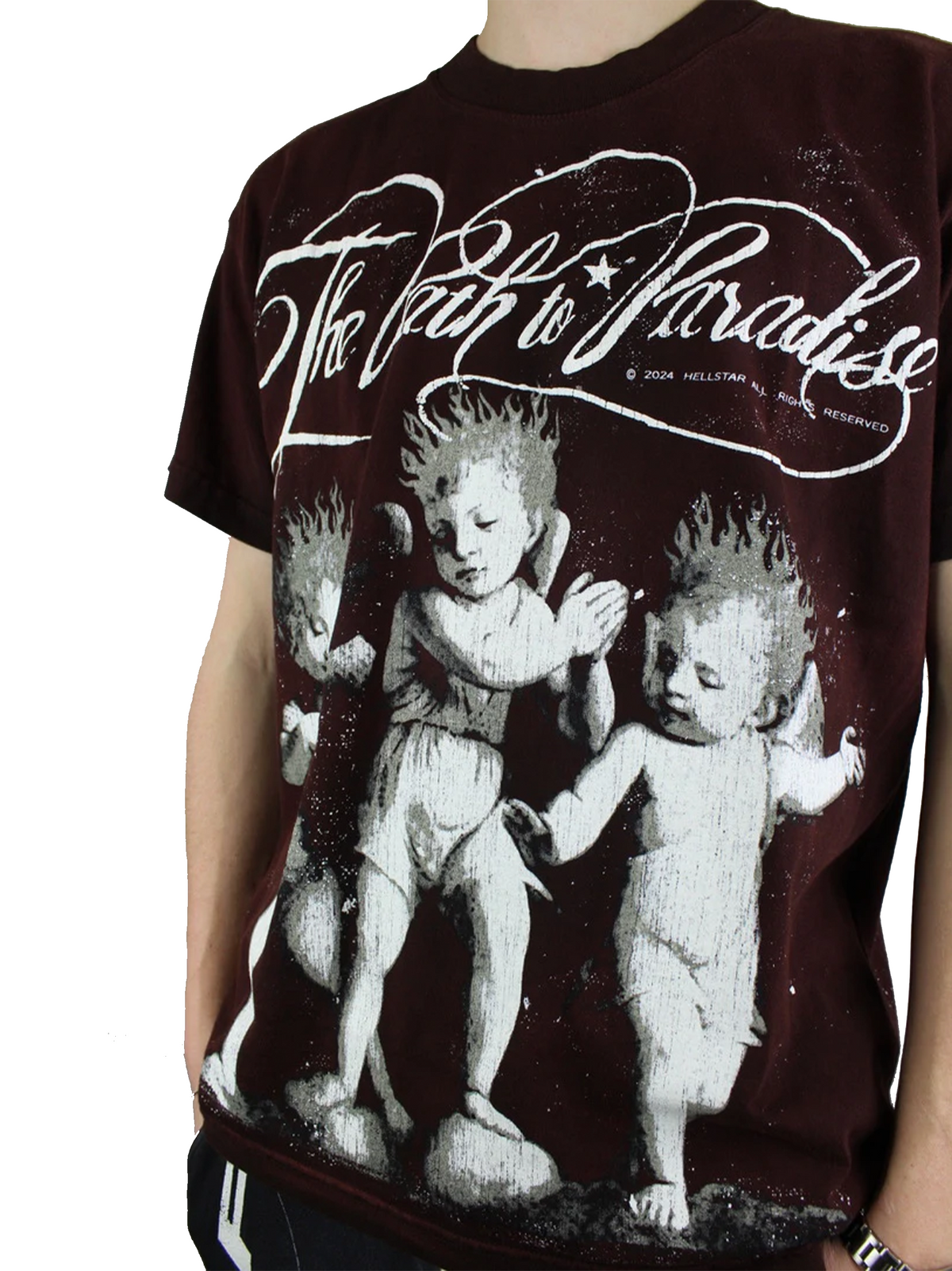 Hellstar 'Kids Path To Paradise' T-shirt 'Brown'