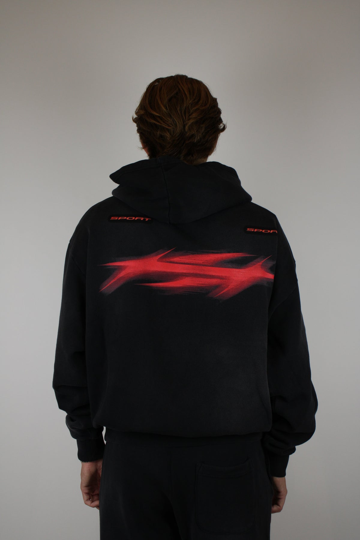 Hellstar Motion Blur Hoodie 'Black'