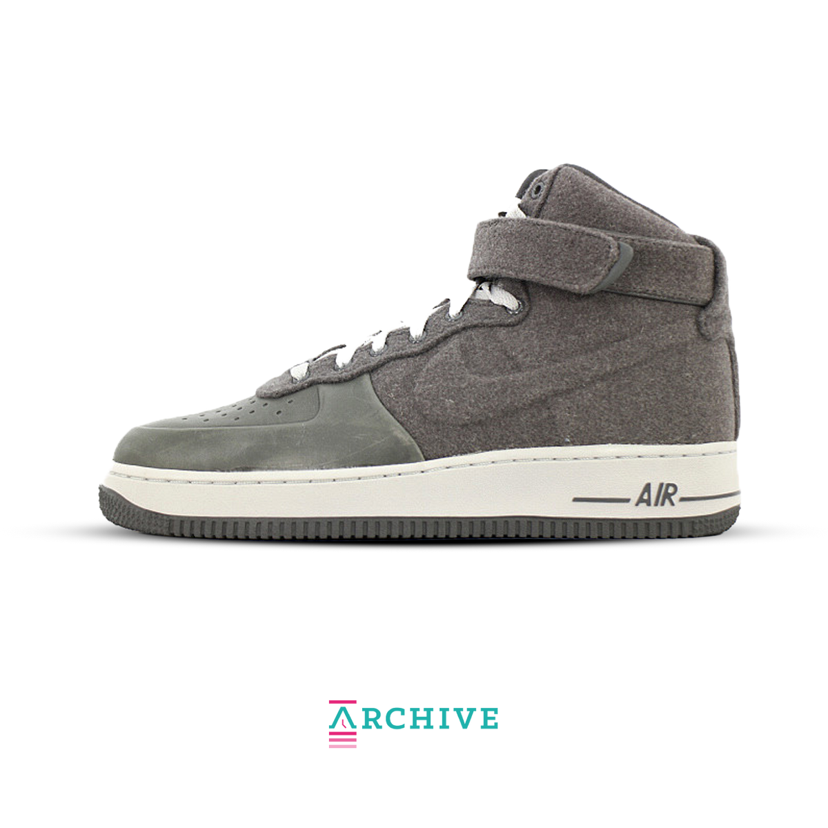 Nike Air Force 1 High VT Midnight Fog Wool' - Size 46 (ARCHIVE)