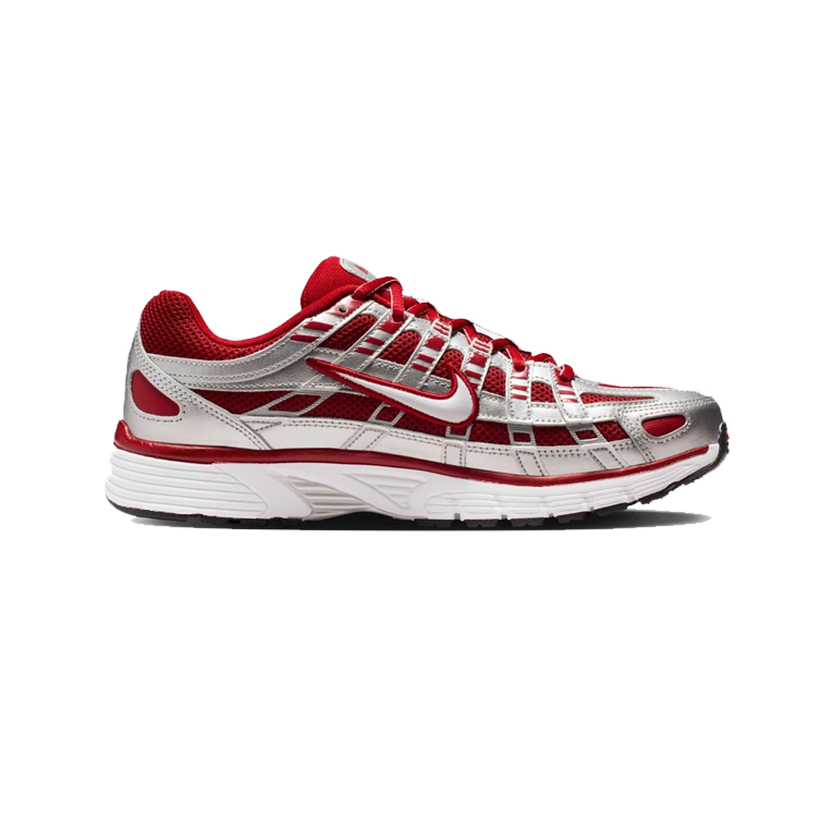 Nike P-6000 'Metallic Silver Gym Red' (W)
