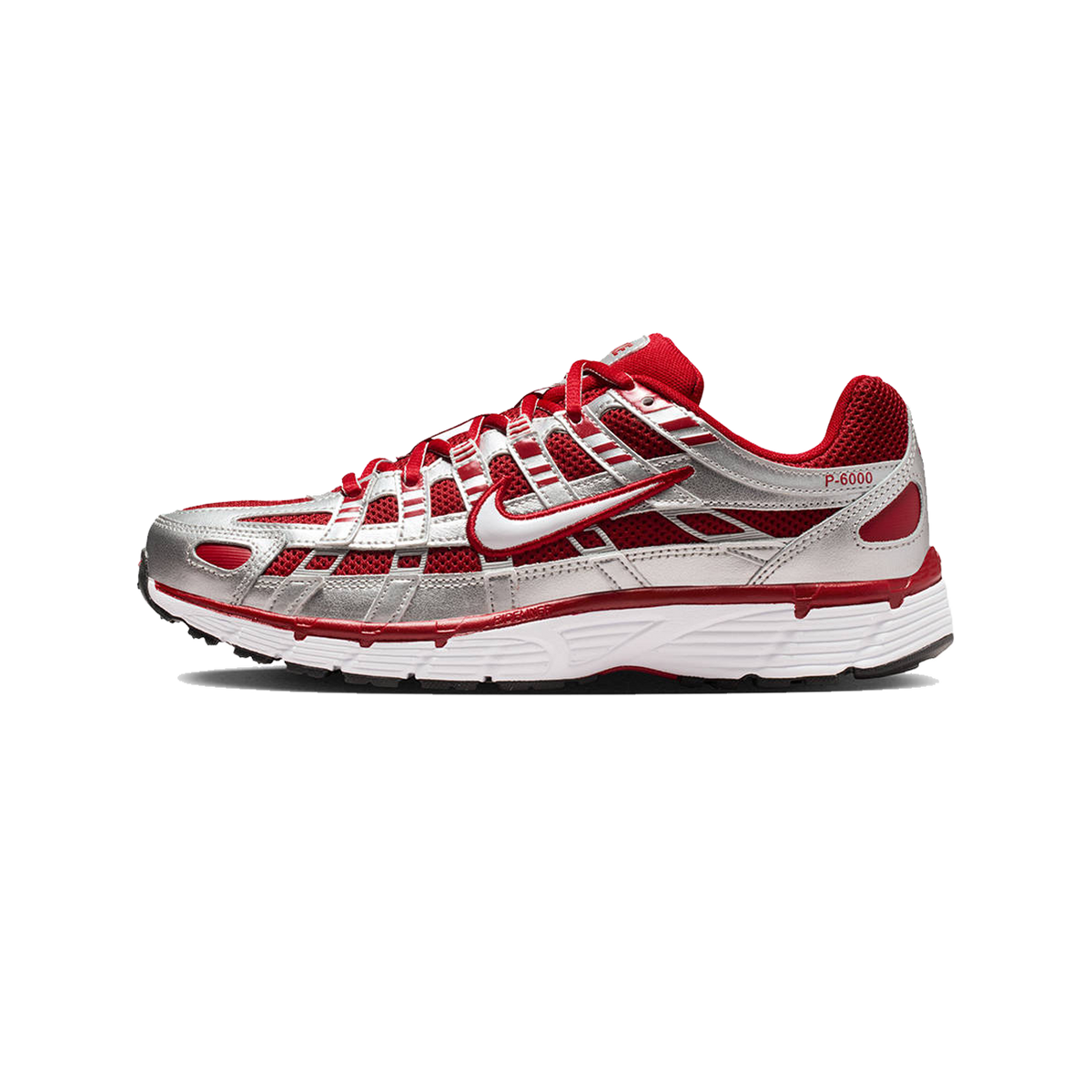 Nike P-6000 'Metallic Silver Gym Red' (W)