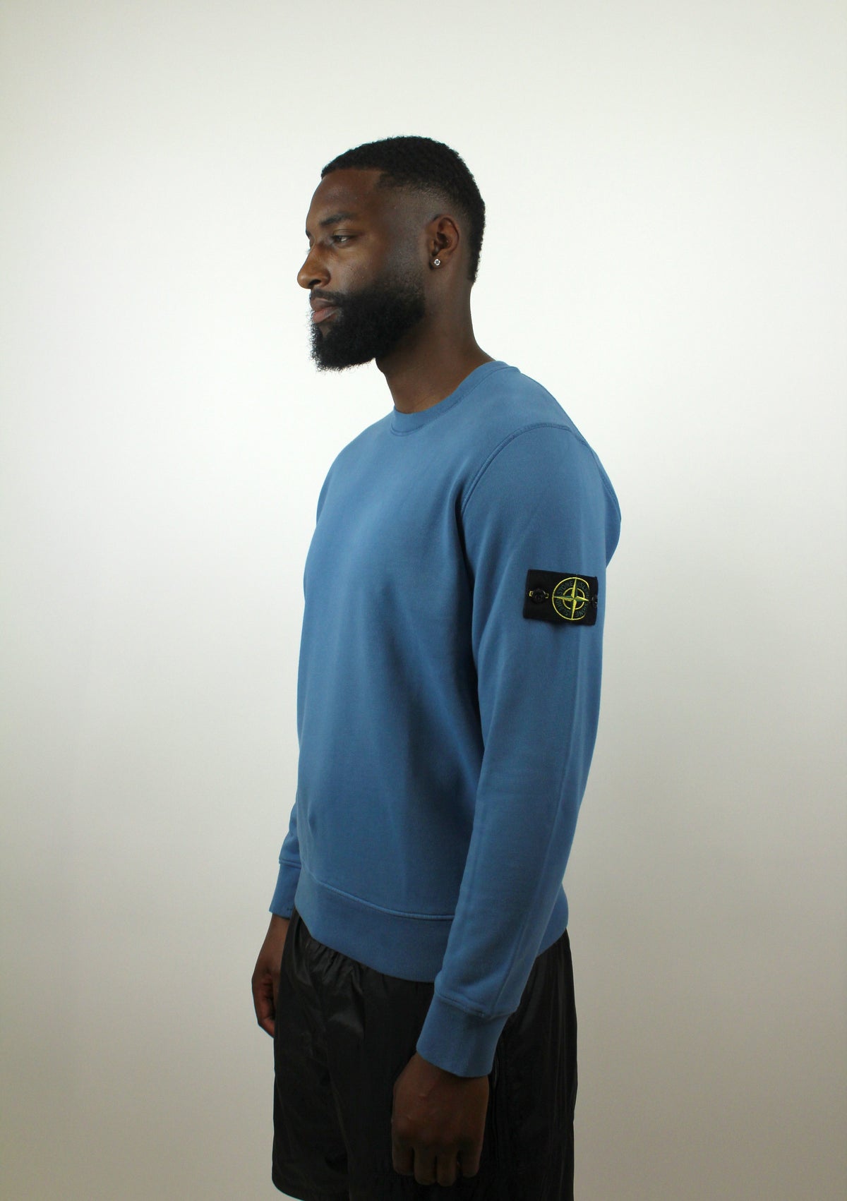 Stone Island Felpa Crewneck 'Blue Acciaio'