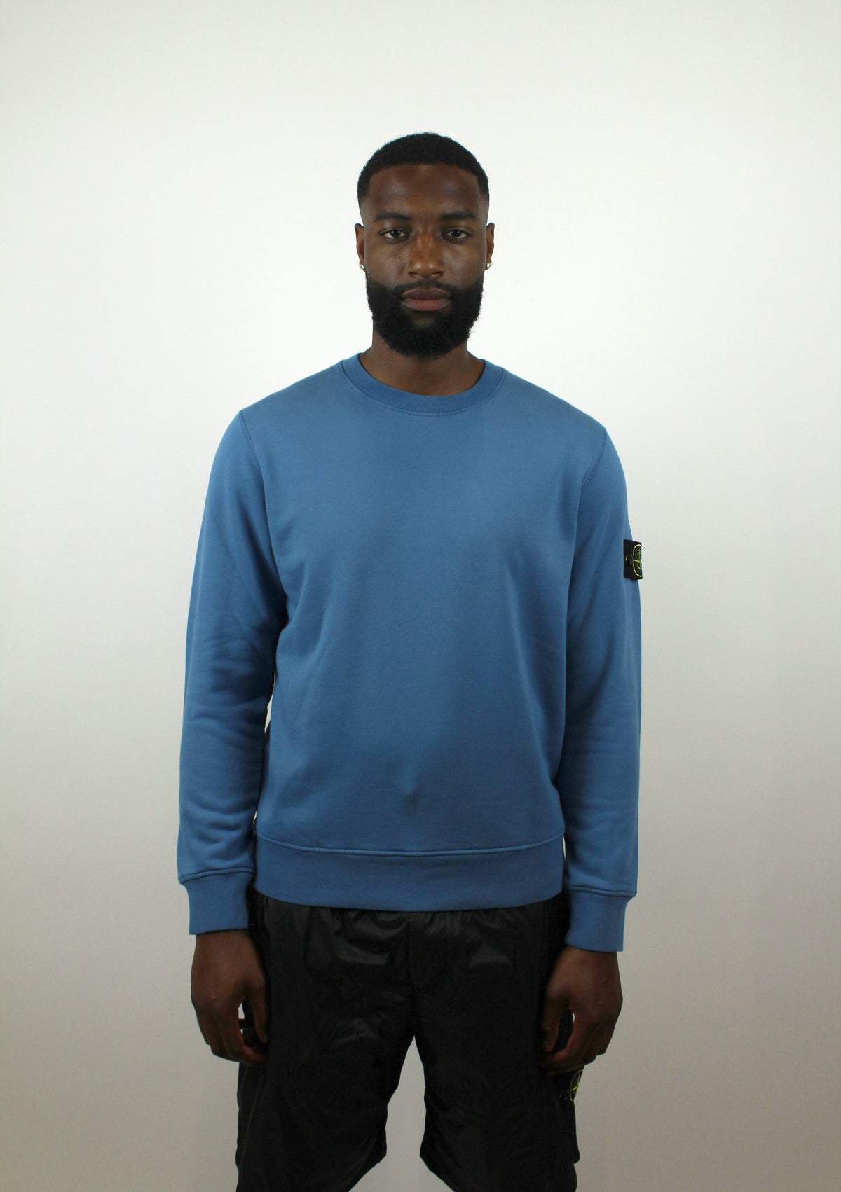 Stone Island Felpa Crewneck 'Blue Acciaio'