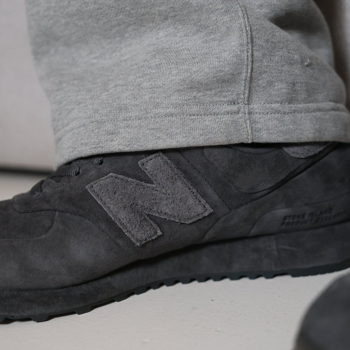 New Balance 574 Legacy Stone Island Ghost 'Dark Grey'