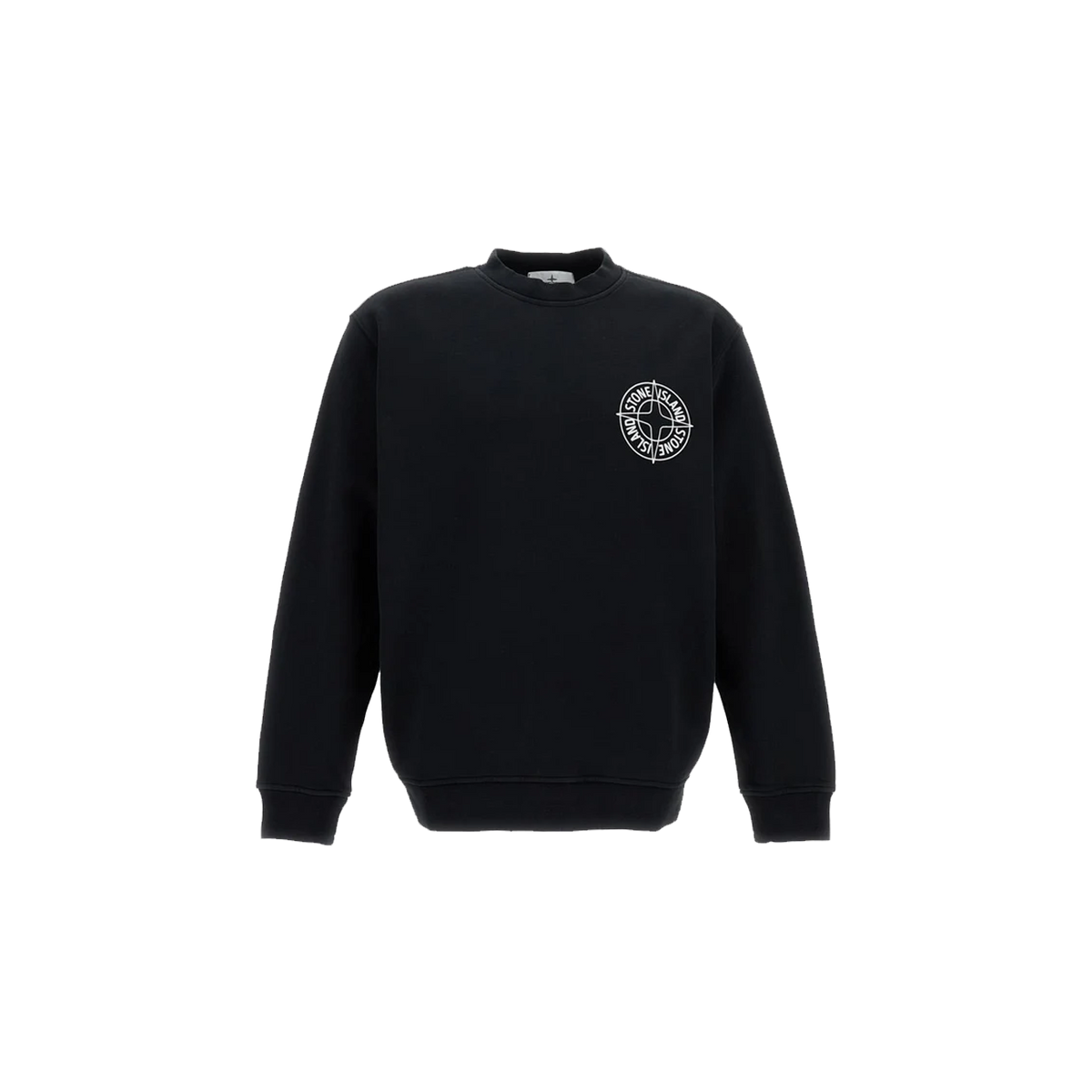 Stone Island Oversized Jersey Crewneck 'Black'