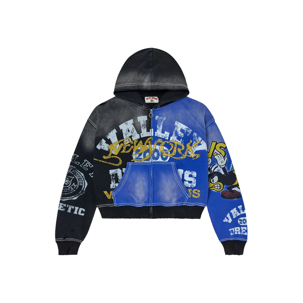 Vale Forever Bipolar Big Zip Up 'Black Blue'
